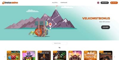 Instacasino med raske uttak og stort spillutvalg